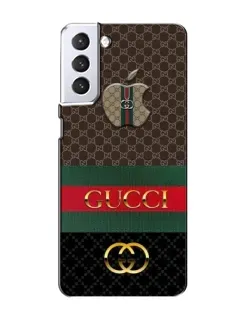 Чехол для Samsung Galaxy S21 с картинкой «Gucci — брендированный десерт» Чехол для Samsung Galaxy S21 с картинкой «Gucci — брендированный десерт»