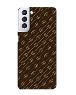 Чехол для Samsung Galaxy S21 с картинкой «Gucci — золотые диагонали» Чехол для Samsung Galaxy S21 с картинкой «Gucci — золотые диагонали»