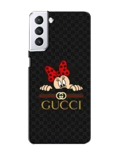 Чехол для Samsung Galaxy S21 с картинкой «Минни Маус Gucci — черный» Чехол для Samsung Galaxy S21 с картинкой «Минни Маус Gucci — черный»