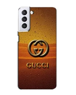 Чехол для Samsung Galaxy S21 с картинкой «Gucci — солнечный градиент» Чехол для Samsung Galaxy S21 с картинкой «Gucci — солнечный градиент»