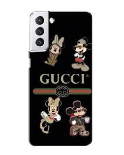 Чехол для Samsung Galaxy S21 с картинкой «Gucci — герои Disney и монограмма» Чехол для Samsung Galaxy S21 с картинкой «Gucci — герои Disney и монограмма»