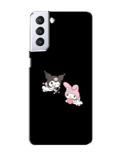 Чехол для Samsung Galaxy S21 с картинкой «My Melody и Kuromi»