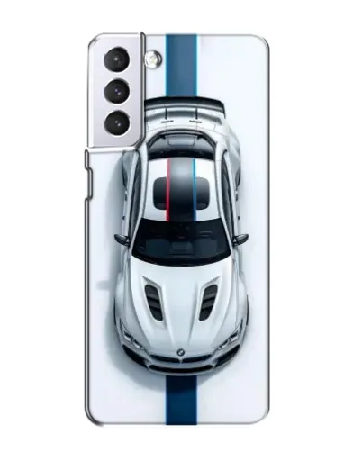 Чехол для Samsung Galaxy S21 с картинкой «Вид сверху — BMW M»