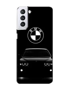 Чехол для Samsung Galaxy S21 с картинкой «BMW — взгляд из темноты» Чехол для Samsung Galaxy S21 с картинкой «BMW — взгляд из темноты»