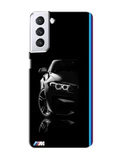 Чехол для Samsung Galaxy S21 с картинкой «Силуэт BMW в темноте» Чехол для Samsung Galaxy S21 с картинкой «Силуэт BMW в темноте»