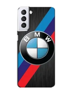 Чехол для Samsung Galaxy S21 с картинкой «BMW M-stripes стиль» Чехол для Samsung Galaxy S21 с картинкой «BMW M-stripes стиль»
