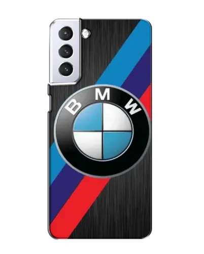 Чехол для Samsung Galaxy S21 с картинкой «BMW M-stripes стиль»