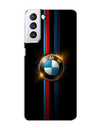 Чехол для Samsung Galaxy S21 с картинкой «BMW M-Power неон»