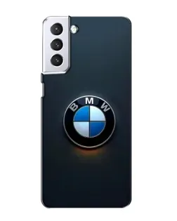 Чехол для Samsung Galaxy S21 с картинкой «Логотип BMW — минимализм» Чехол для Samsung Galaxy S21 с картинкой «Логотип BMW — минимализм»