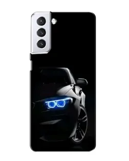 Чехол для Samsung Galaxy S21 с картинкой «BMW — ночной взгляд» Чехол для Samsung Galaxy S21 с картинкой «BMW — ночной взгляд»
