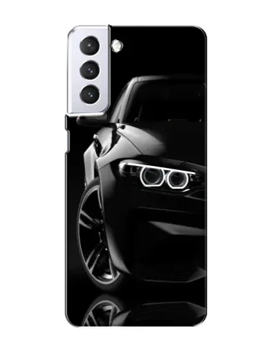 Чехол для Samsung Galaxy S21 с картинкой «Черная BMW — профиль» Чехол для Samsung Galaxy S21 с картинкой «Черная BMW — профиль»