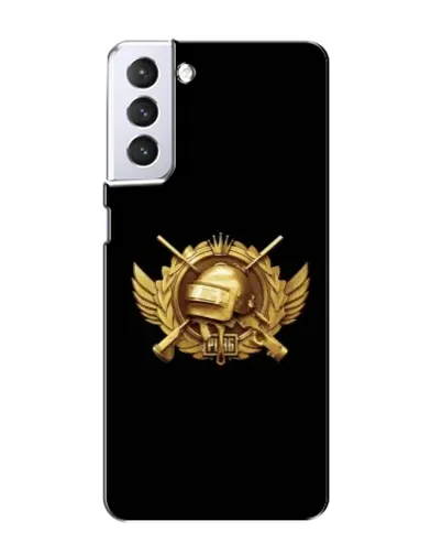 Чехол для Samsung Galaxy S21 с картинкой «PUBG — оранжевый градиент»