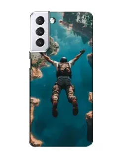 Чехол для Samsung Galaxy S21 с картинкой «PUBG — свободное падение» Чехол для Samsung Galaxy S21 с картинкой «PUBG — свободное падение»