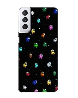 Чехол для Samsung Galaxy S21 с картинкой «Экипаж Among Us» Чехол для Samsung Galaxy S21 с картинкой «Экипаж Among Us»