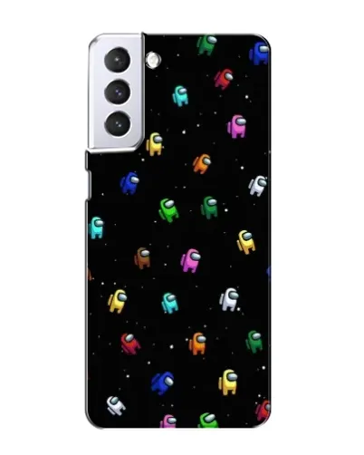 Чехол для Samsung Galaxy S21 с картинкой «Экипаж Among Us»