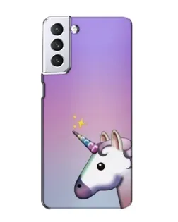 Чехол для Samsung Galaxy S21 с картинкой «Единорог градиент» Чехол для Samsung Galaxy S21 с картинкой «Единорог градиент»
