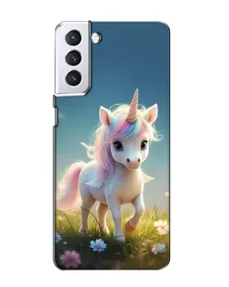 Чехол для Samsung Galaxy S21 с картинкой «Единорог на поляне» Чехол для Samsung Galaxy S21 с картинкой «Единорог на поляне»