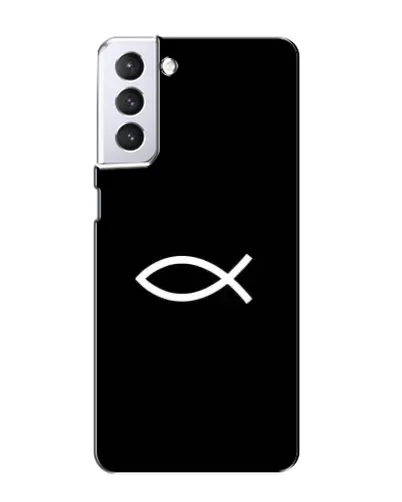 Чехол для Samsung Galaxy S21 с картинкой «Символ рыбы Jesus» Чехол для Samsung Galaxy S21 с картинкой «Символ рыбы Jesus»