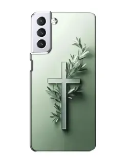 Чехол для Samsung Galaxy S21 с картинкой «Оливковая ветвь» Чехол для Samsung Galaxy S21 с картинкой «Оливковая ветвь»