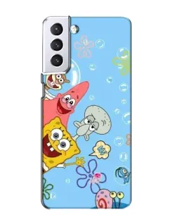 Чехол для Samsung Galaxy S21 с картинкой «Веселые пузырьки»