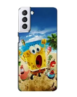 Чехол для Samsung Galaxy S21 с картинкой «Развлечения на пляже»