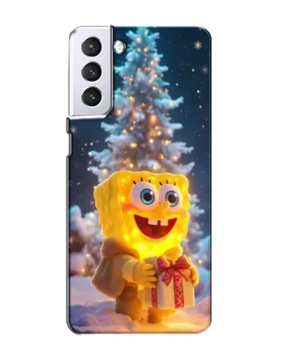 Чехол для Samsung Galaxy S21 с картинкой «Рождественский Спанч Боб» Чехол для Samsung Galaxy S21 с картинкой «Рождественский Спанч Боб»