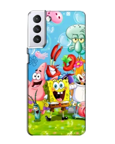 Чехол для Samsung Galaxy S21 с картинкой «Губка Боб и друзья» Чехол для Samsung Galaxy S21 с картинкой «Губка Боб и друзья»