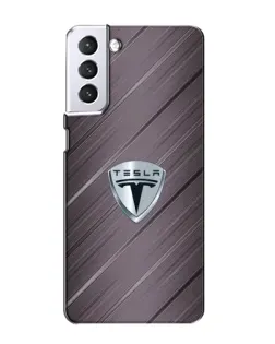 Чохол для Samsung Galaxy S21 з картинкою «Металева текстура Tesla» Чохол для Samsung Galaxy S21 з картинкою «Металева текстура Tesla»