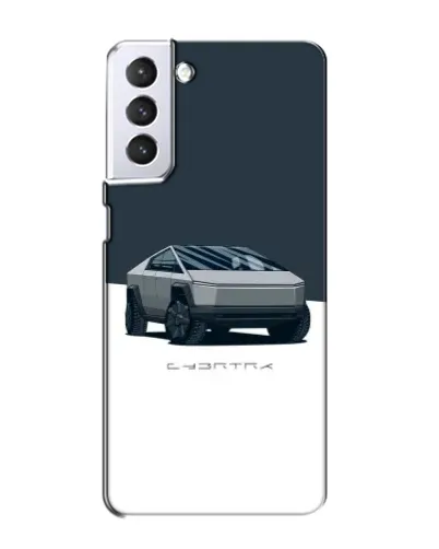 Чохол для Samsung Galaxy S21 з картинкою «Сріблястий Cybertruck Tesla» Чохол для Samsung Galaxy S21 з картинкою «Сріблястий Cybertruck Tesla»