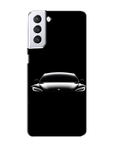 Чохол для Samsung Galaxy S21 з картинкою «Фари Tesla Night» Чохол для Samsung Galaxy S21 з картинкою «Фари Tesla Night»