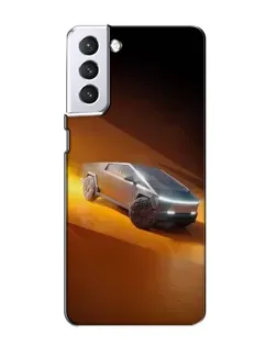 Чохол для Samsung Galaxy S21 з картинкою «Cybertruck у пустелі» Чохол для Samsung Galaxy S21 з картинкою «Cybertruck у пустелі»