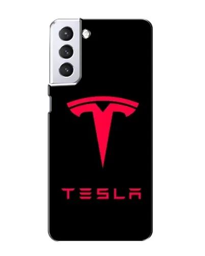 Чохол для Samsung Galaxy S21 з картинкою «Tesla Red Logo» Чохол для Samsung Galaxy S21 з картинкою «Tesla Red Logo»