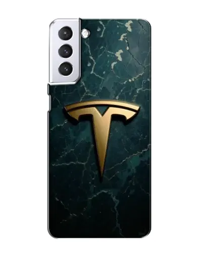 Чохол для Samsung Galaxy S21 з картинкою «Мармурова Tesla Gold» Чохол для Samsung Galaxy S21 з картинкою «Мармурова Tesla Gold»