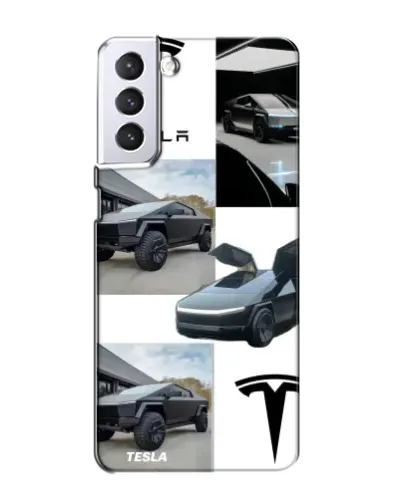 Чохол для Samsung Galaxy S21 з картинкою «Колаж Cybertruck Tesla» Чохол для Samsung Galaxy S21 з картинкою «Колаж Cybertruck Tesla»