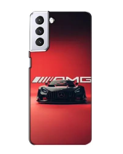 Чохол для Samsung Galaxy S21 з картинкою «Mercedes AMG — червона лінія»
