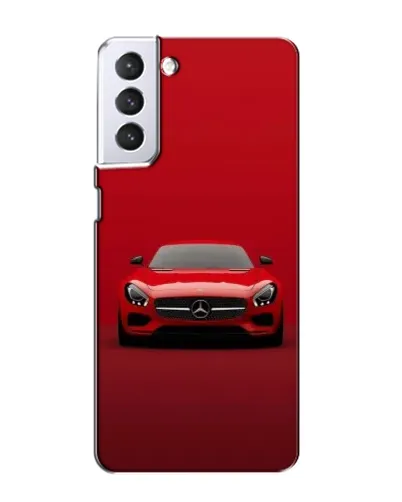 Чохол для Samsung Galaxy S21 з картинкою «Червоний Mercedes AMG»
