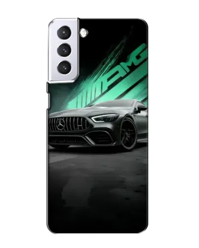Чохол для Samsung Galaxy S21 з картинкою «Темний Mercedes AMG»