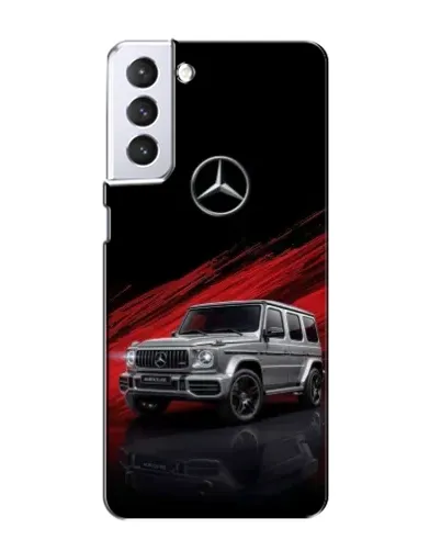Чохол для Samsung Galaxy S21 з картинкою «Mercedes G-Class червоний»