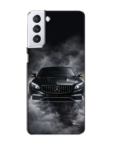 Чохол для Samsung Galaxy S21 з картинкою «Mercedes у диму»