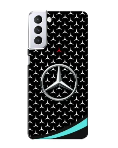 Чохол для Samsung Galaxy S21 з картинкою «Mercedes — бірюзовий акцент»