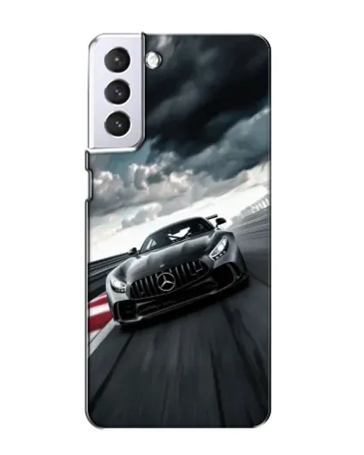 Чохол для Samsung Galaxy S21 з картинкою «Гоночний Mercedes AMG»