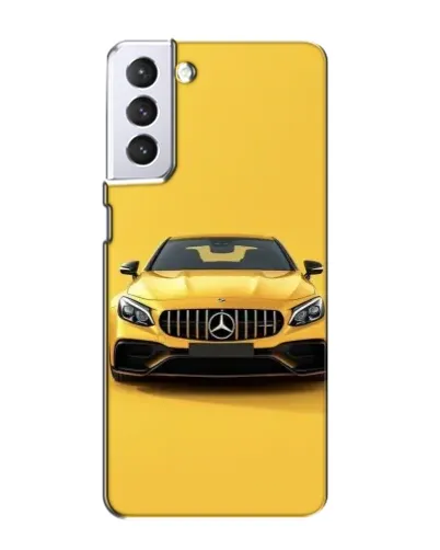 Чохол для Samsung Galaxy S21 з картинкою «Жовтий Mercedes GT»