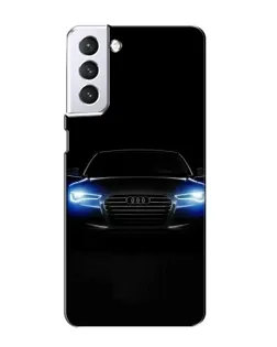 Чехол для Samsung Galaxy S21 с картинкой «Audi в неоне» Чехол для Samsung Galaxy S21 с картинкой «Audi в неоне»