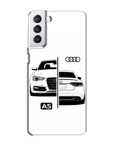Чехол для Samsung Galaxy S21 с картинкой «Audi — контрастный дизайн»
