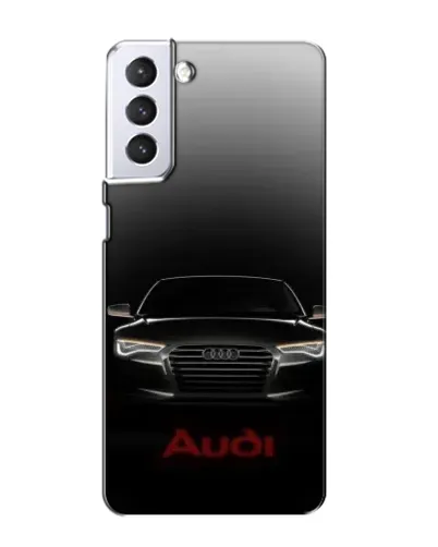 Чехол для Samsung Galaxy S21 с картинкой «Audi — градиентный контур»