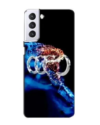 Чехол для Samsung Galaxy S21 с картинкой «Энергия лого Audi»