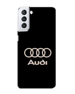 Чехол для Samsung Galaxy S21 с картинкой «Audi — золотой логотип» Чехол для Samsung Galaxy S21 с картинкой «Audi — золотой логотип»