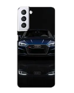Чехол для Samsung Galaxy S21 с картинкой «Audi — ночное отражение» Чехол для Samsung Galaxy S21 с картинкой «Audi — ночное отражение»