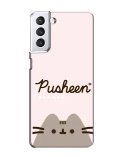 Чехол для Samsung Galaxy S21 с картинкой «Pusheen логотип» Чехол для Samsung Galaxy S21 с картинкой «Pusheen логотип»