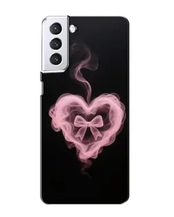Чехол для Samsung Galaxy S21 с картинкой «Дымчатое сердце» Чехол для Samsung Galaxy S21 с картинкой «Дымчатое сердце»